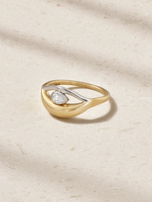 Salvatore 18-karat Gold Diamond Band