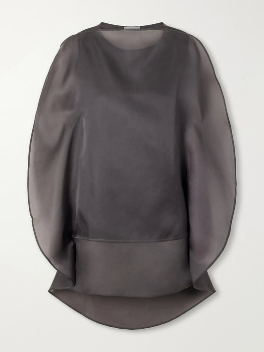 Ruohan Ikra Silk-organza Blouse