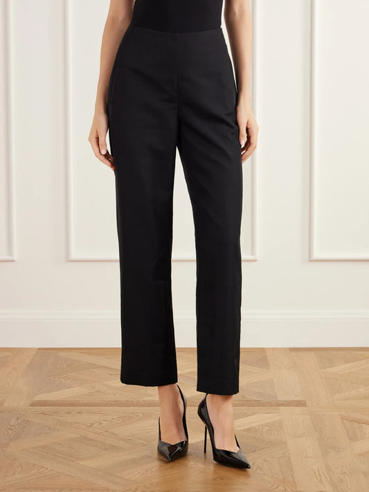 KALLMEYER Nadja Wool-blend Gazar Straight-leg Pants