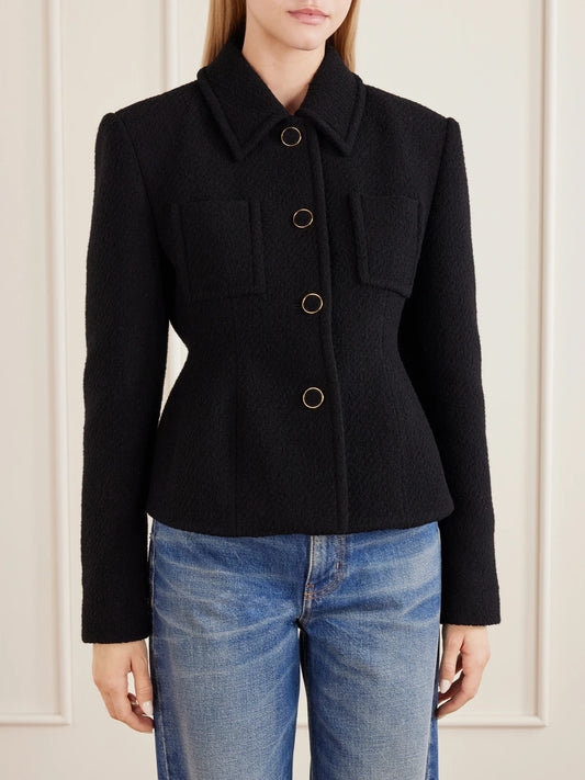 Wool-blend Bouclé Jacket