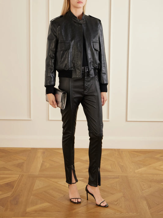 Aviator Full-grain Leather Jacket