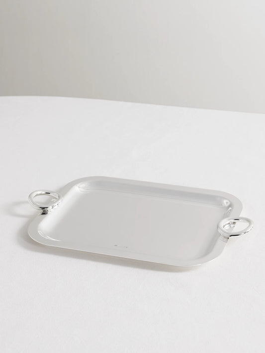 Vertigo Silver-plated Tray