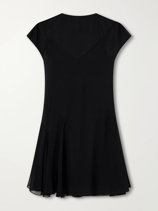 KHAITE Scarla Silk-chiffon Mini Dress