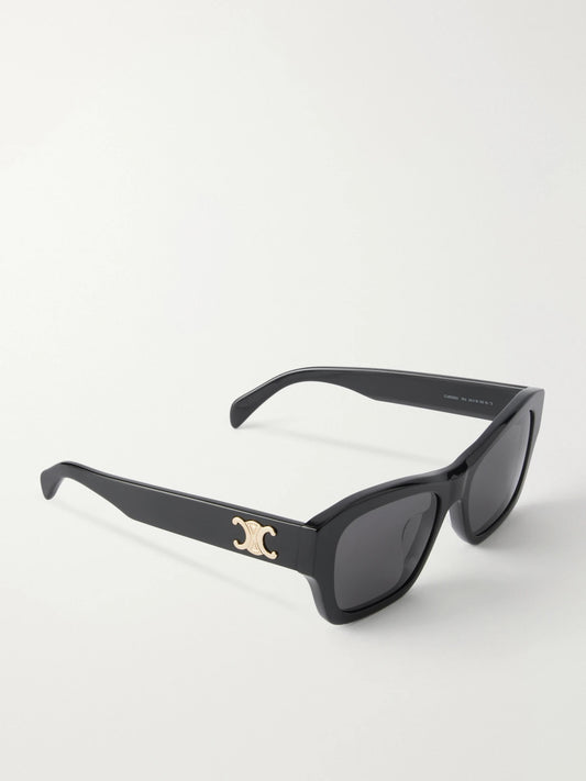 Triomphe Square-frame Acetate Sunglasses