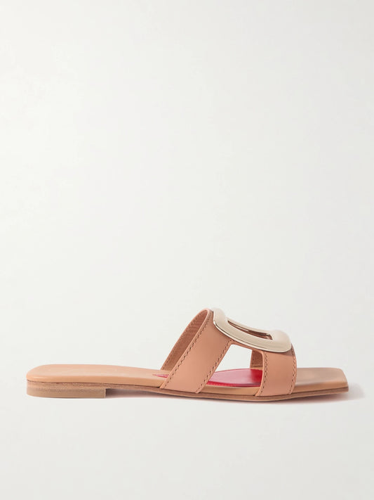Benson Embellished Leather Sandals