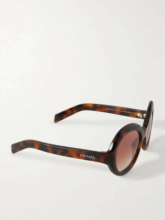 Prada Eyewear Round-frame Acetate Sunglasses