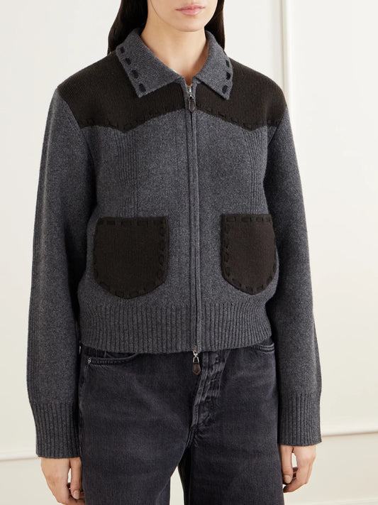 Guest In Residence Saddle Up! Wool And Cashmere-blend Jacket