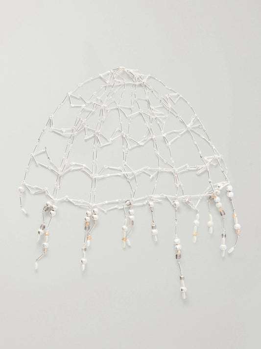 RABANNE Chainmail Beads-embellished Headpiece