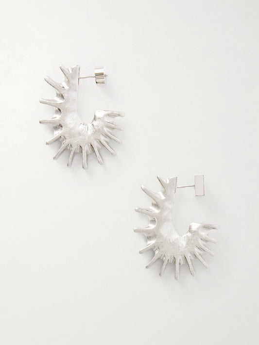 Jacquemus Les Boucles Hippocampe Silver-tone Earrings