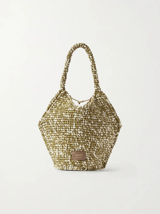 Lotus Mini Woven Tote