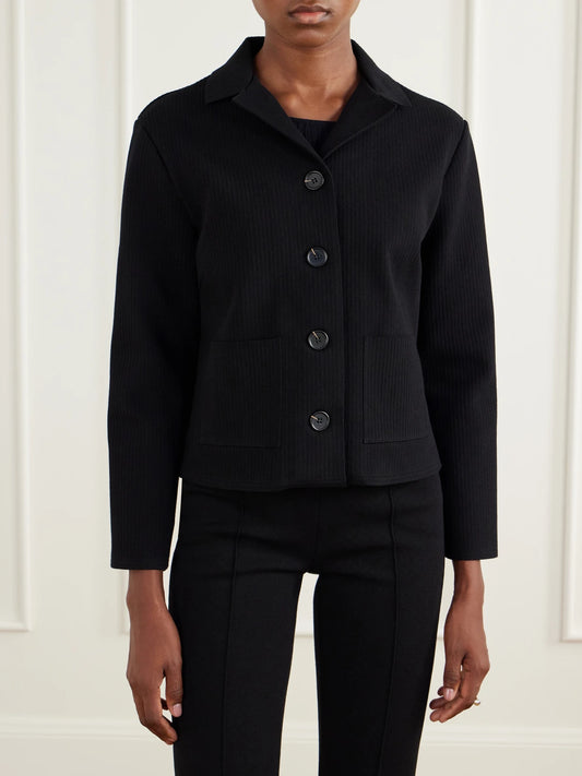 HIGH SPORT Maude Ribbed Cotton-blend Jacket