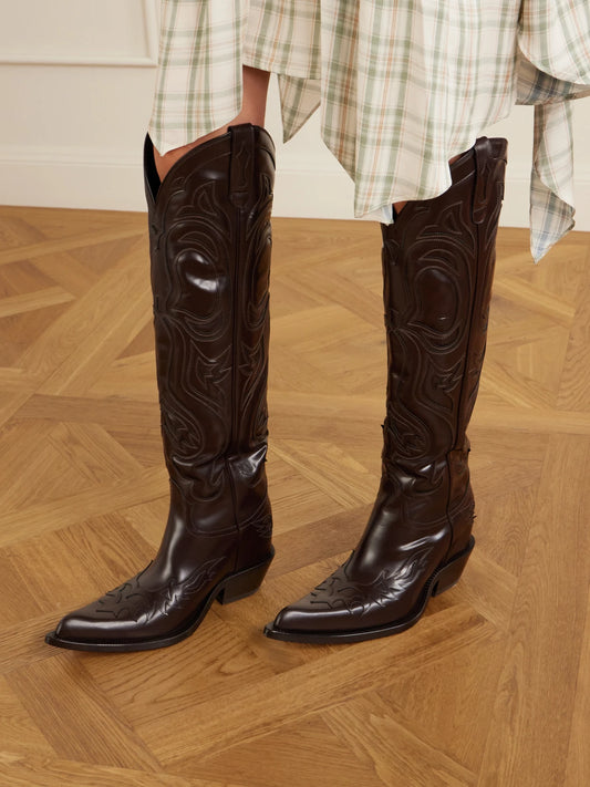 Leather Knee Boots