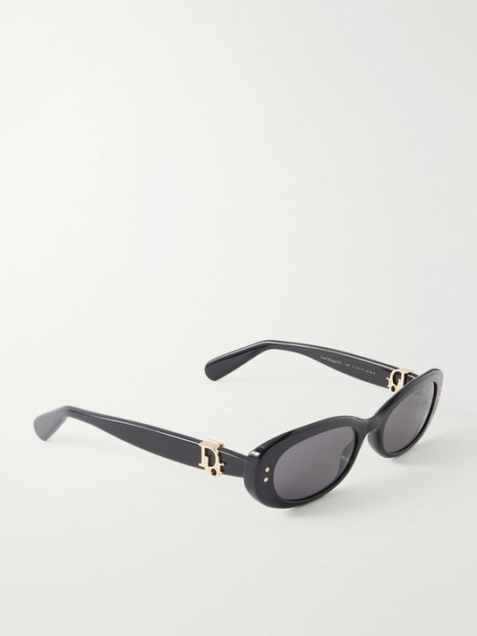 Dior Oblique B1i Oval Acetate Sunglasses