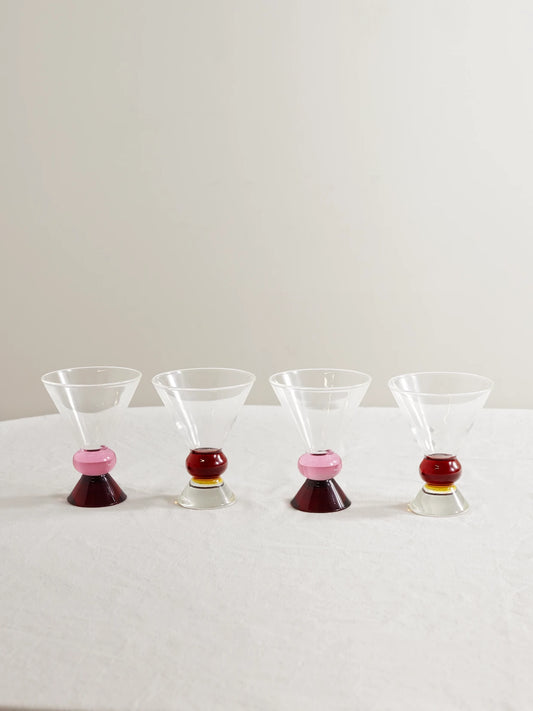 + Ghia Totem Set Of Four Glass Cups