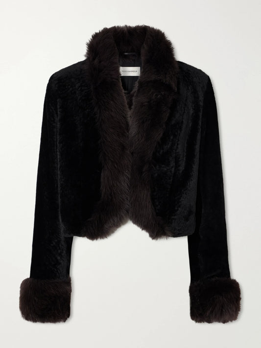 Nour Hammour Sofie Shearling Jacket