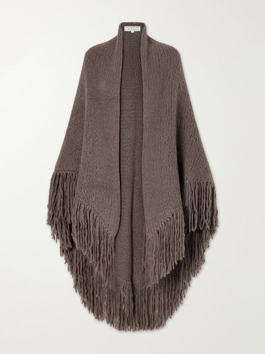 Gabriela Hearst Lauren Fringed Cashmere Wrap