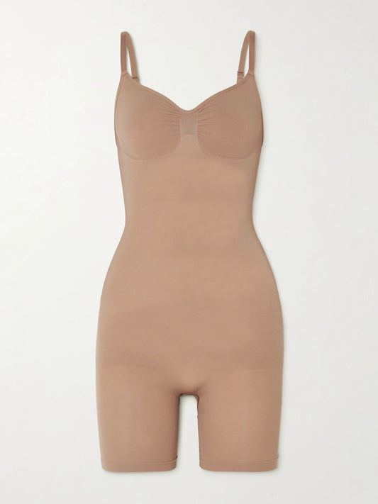 Seamless Sculpt Mid Thigh Bodysuit - Sienna