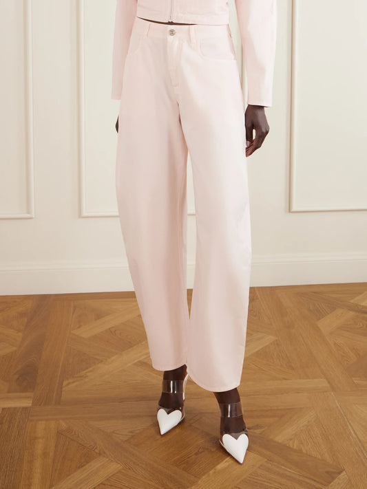 Alaïa Mid-rise Wide-leg Jeans
