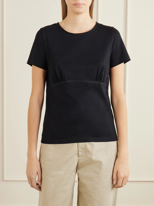 Deiji Studios Gathered Organic-cotton T-shirt