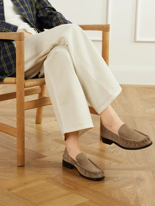 LEGRES Model 64 Suede Loafers