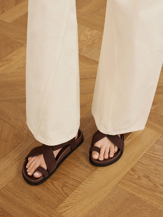 A Emery Jalen Suede Sandals