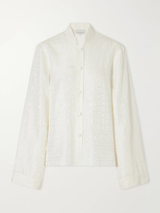 LIBEROWE Nisha Silk-jacquard Shirt