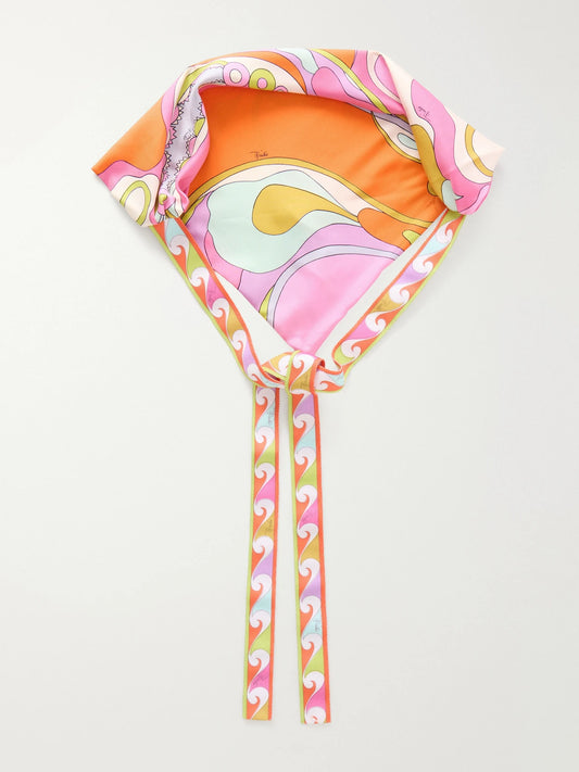 PUCCI Printed Silk-twill Headscarf