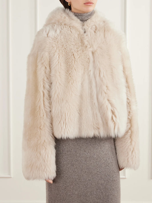 ARMA Bianca Hooded Shearling Jacket