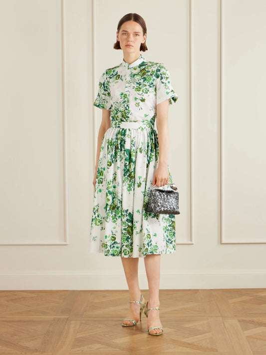Erdem Sequined Satin Clutch