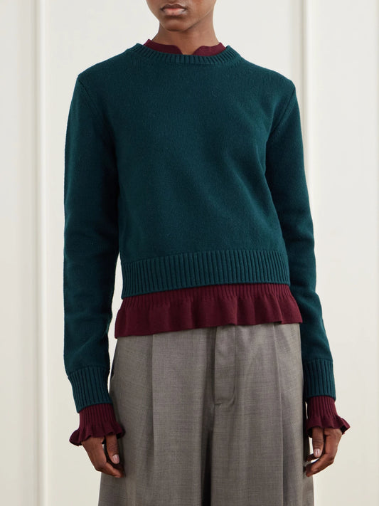 Acne Studios Layered Wool Sweater