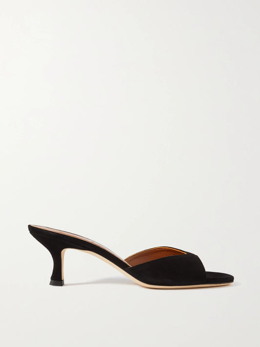 Brigitte Suede Mules