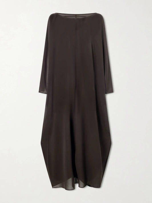 Nour Open-back Chiffon Coverup