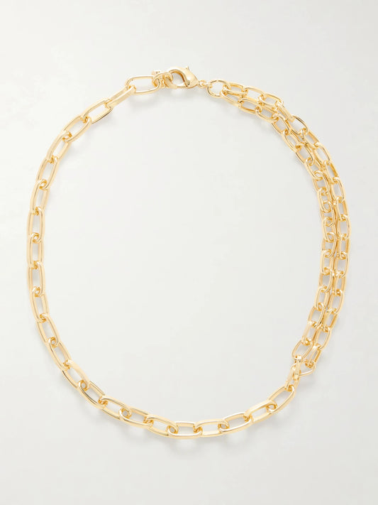 The Paperclip Gold-tone Necklace