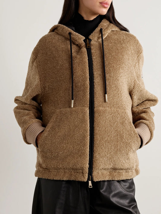 Reversible Fleece And Shell Zip-up Hoodie