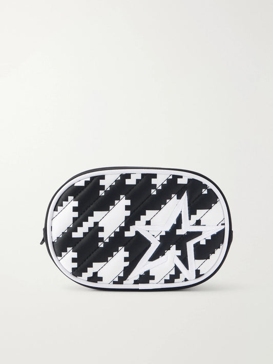 Perfect Moment Star Houndstooth Shell Belt Bag
