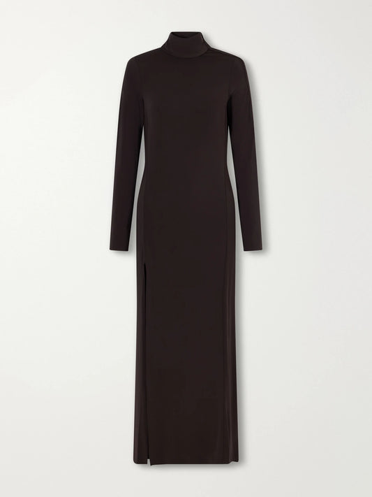 COURREGES Stretch-jersey Turtleneck Maxi Dress