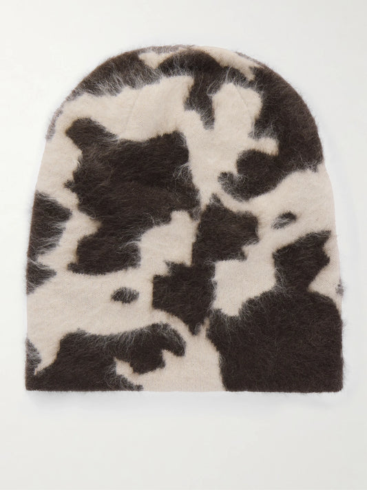 Guest In Residence Grizzly Cowhide Cashmere Beanie