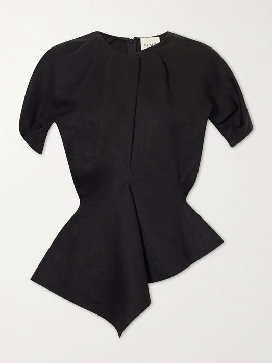 Rumi Linen-blend Blouse
