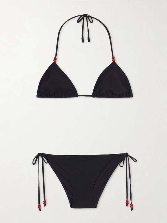 Venti Embellished Tringle Bikini