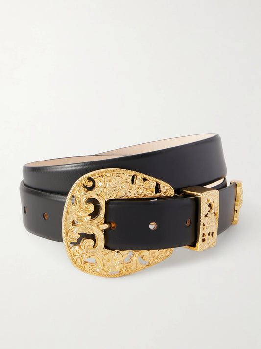Déhanche Leather Waist Belt