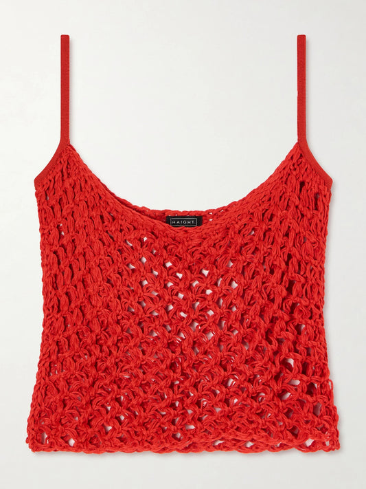 Clara Open-knit Tank