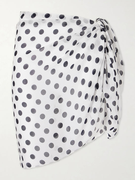 Mirra Polka-dot Voile Pareo