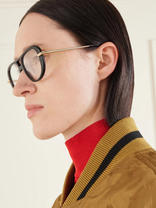 Loewe Slim Aviator-style Acetate Sunglasses