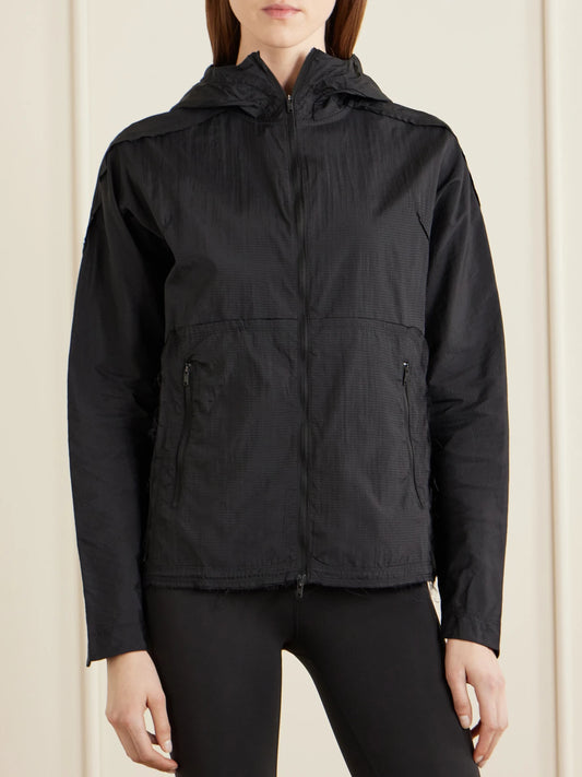 + Y-3 Frayed Lightweight Hooded Jacket