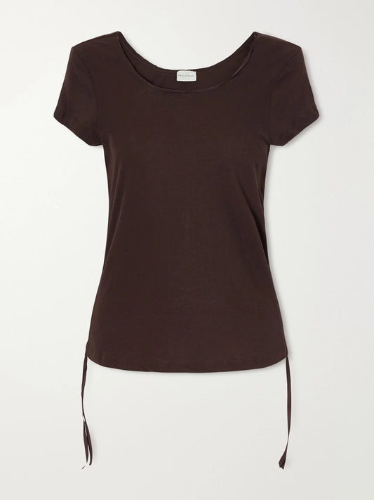 Deiji Studios Drawstring Organic Cotton T-shirt