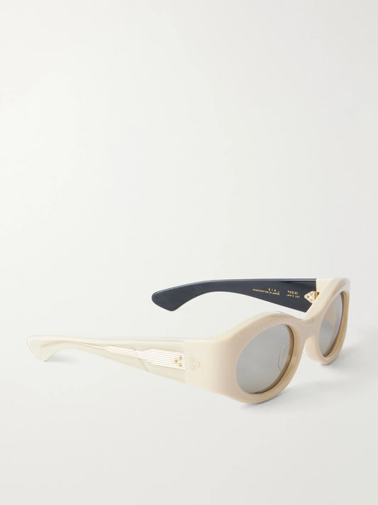 Jacques Marie Mage Gia Oversized Oval-frame Acetate Sunglasses