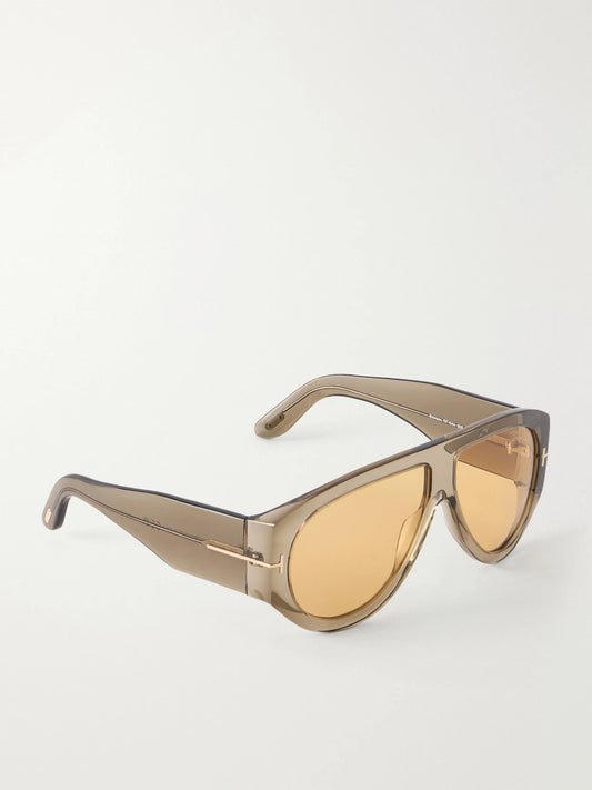 TOM FORD Bronson D-frame Tortoiseshell Acetate Sunglasses