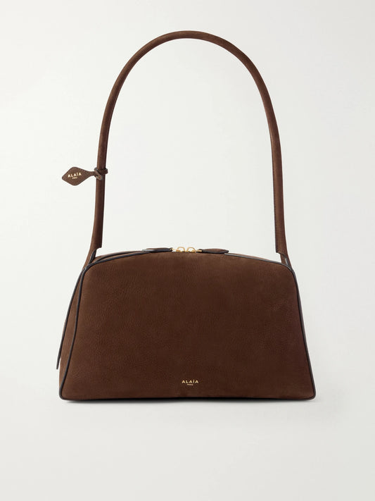 Le Bulldog Medium Nubuck Shoulder Bag