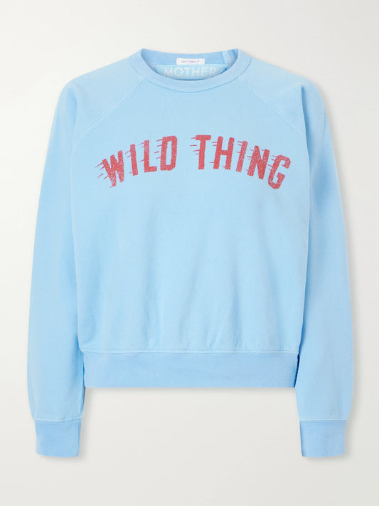 Mother The Concert Printed Cotton-jersey Sweatshirt