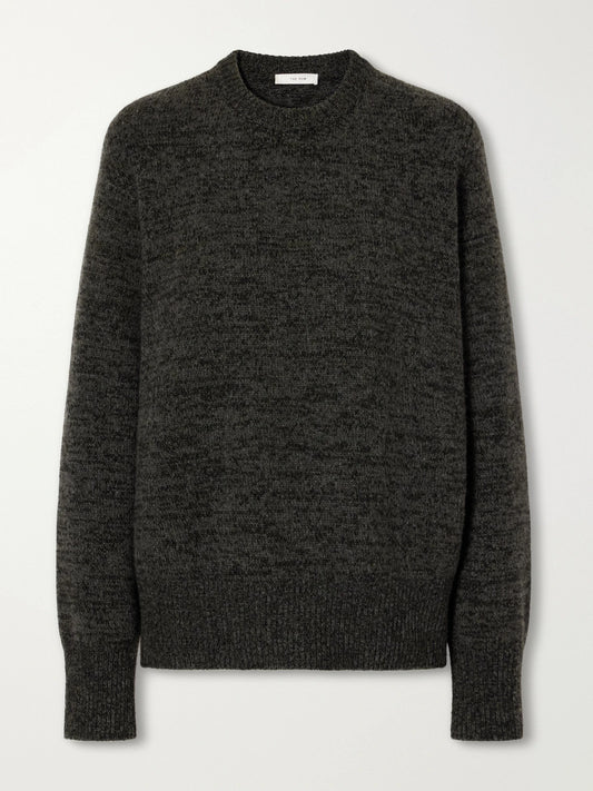 The Row Quellin Mouliné Cashmere Sweater